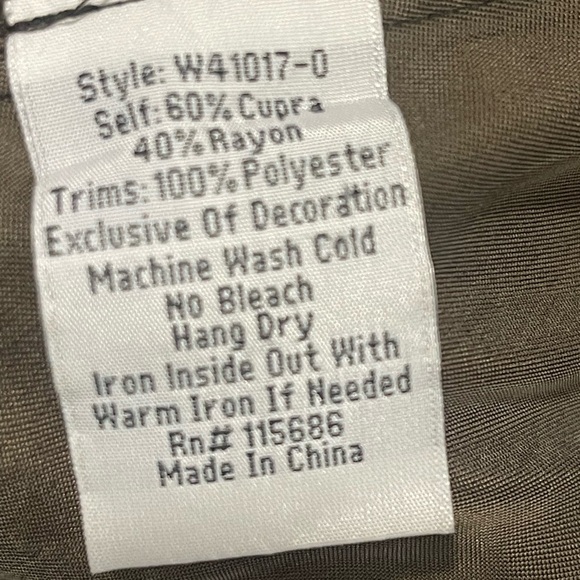 Johnny Was Green and Red Utility Jacket with Floral Embroidery - Picture 8 of 10